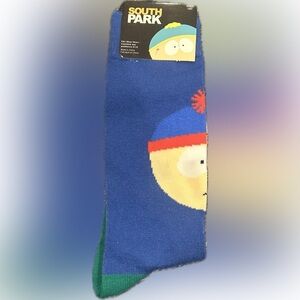 South Park Cartman Face Crew Socks | O/S Unisex Adult | NWT